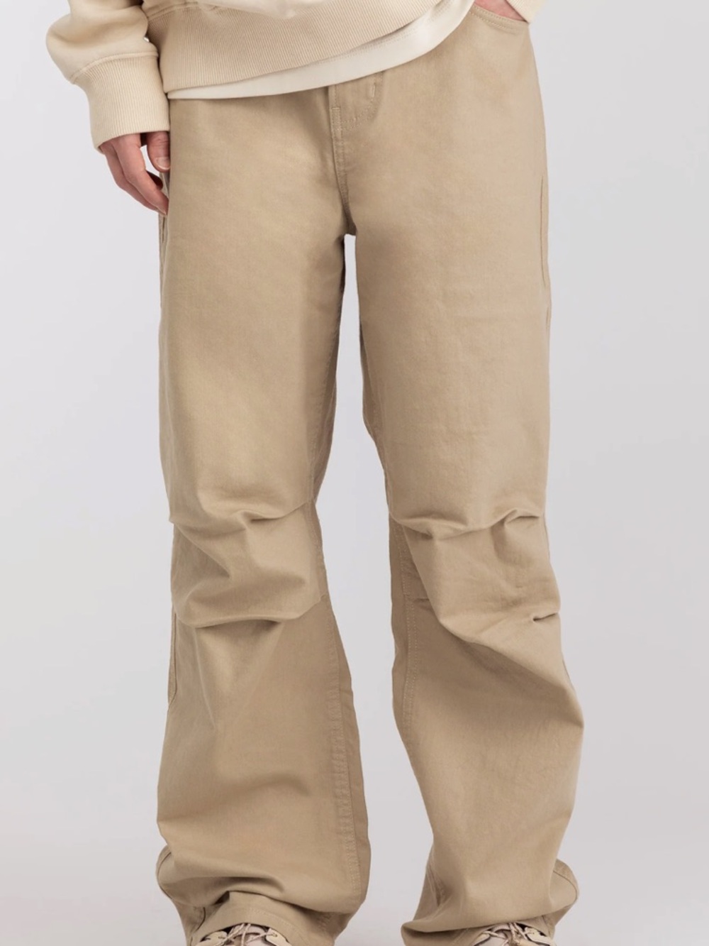 OAK + FORT Men's Cargo Pants in Beige/Tan